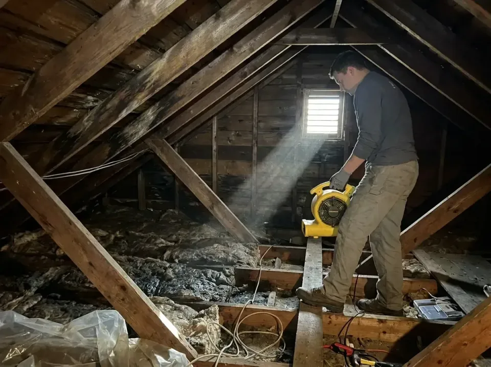 attic-water-damage-drying-proc-007 — frequently asked questions, Emergency Water Extraction & 24/7 Flood Response in Dixon,…